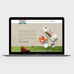 Frenz Eggs - Website Design & Development