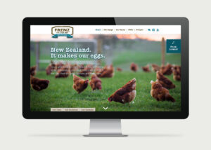 Frenz Eggs Website Design
