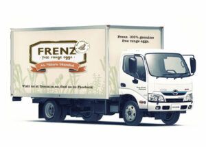 Frenz Free Range Eggs - Vehicle Signage